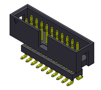 La double rangée de 2*3-2*32 Pin Box Header 2.54mm a élevé le type d'immersion de SMT