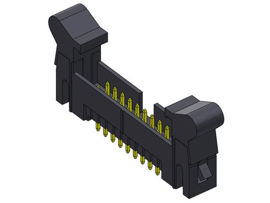 Type droit en-tête 2.54mm 2*4-2*32Pin 3AMP d'immersion d'éjecteur de connecteur d'en-tête de boîte de Nylon9T
