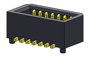 conseil de 08-50Pin SMT pour embarquer le lancement 0.80mm UL94V0 PA69T de connecteur