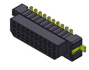 06-30 conseil de Pin SMT pour embarquer le lancement 1.00mm UL94V0 LCP de connecteur