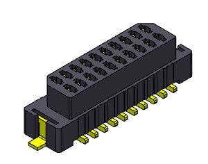 06-30 conseil de Pin SMT pour embarquer le lancement 1.00mm UL94V0 LCP de connecteur