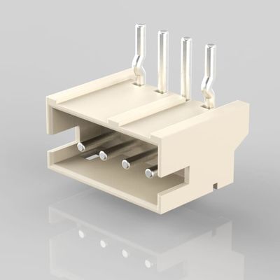 PIN à angle droit UL94V-0 de rond d'IMMERSION de la gaufrette 1.5mm de connecteur de la gaufrette ZH