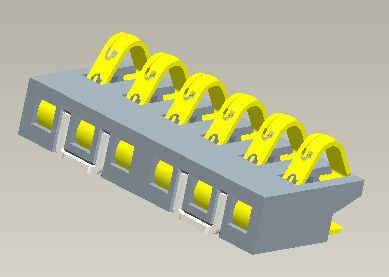 Type connecteur du lancement 1.6mm Smt pour relier les batteries détachables aux chevilles