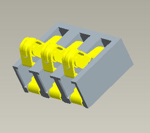 5.0AMP type de SMT de connecteur de batterie du lancement 4.25mm avec des chevilles 5000 cycles de minimum