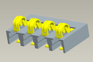 le connecteur d'agrafe de batterie de 3.0mm SMT dactylographient l'essai de durée de 3000 cycles