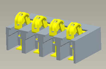 le connecteur d'agrafe de batterie de 3.0mm SMT dactylographient l'essai de durée de 3000 cycles