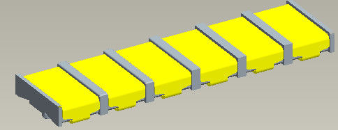 5.0AMP type femelle de SMT de connecteurs de courrier de batterie du lancement 4.00mm avec des chevilles