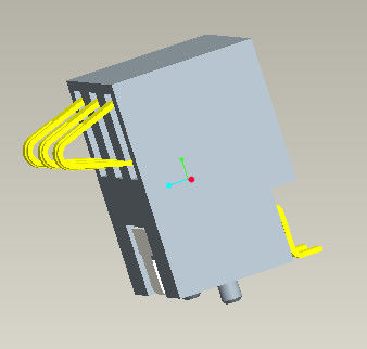 Batterie 4 Pin Connector H=5.4-7.0mm de connecteur de batterie du lancement 2.5mm
