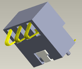 Batterie 4 Pin Connector H=5.4-7.0mm de connecteur de batterie du lancement 2.5mm