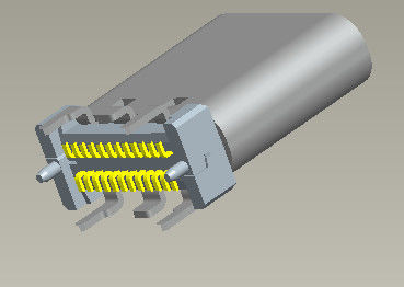 Type connecteur 180° vertical de SMT d'Usb C 3,1 de connecteurs d'entrée-sortie
