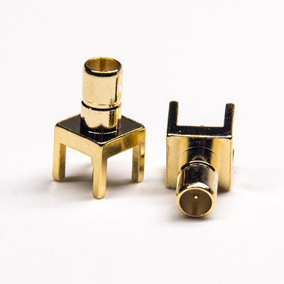 Connecteur du placage à l'or de 4 trous rf SMB pour le bâti L 11.5MM de carte PCB