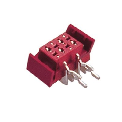 Type femelle d'immersion de récipient de carte PCB du connecteur 1.27mm*1.5mm à angle droit