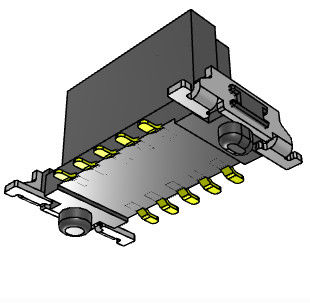 conseil à grande vitesse de 1.27mm pour embarquer des connecteurs flottant le conseil au connecteur SMT de conseil
