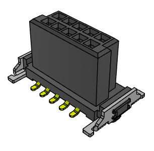 conseil à grande vitesse de 1.27mm pour embarquer des connecteurs flottant le conseil au connecteur SMT de conseil