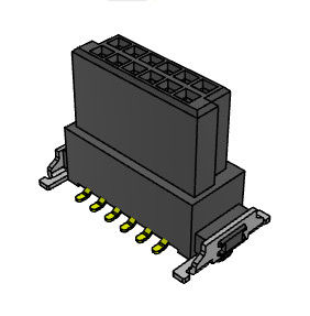 conseil de 1.27mm pour embarquer le type de flottement verticale 180 de SMT de connecteurs