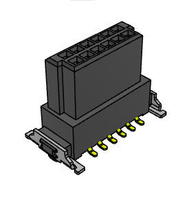 conseil de 1.27mm pour embarquer le type de flottement verticale 180 de SMT de connecteurs