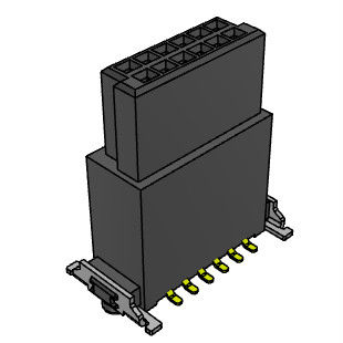 Conseil à grande vitesse de flottement de H 13.65mm pour embarquer des connecteurs 1.27mm