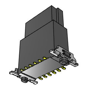 Conseil à grande vitesse de flottement de H 13.65mm pour embarquer des connecteurs 1.27mm