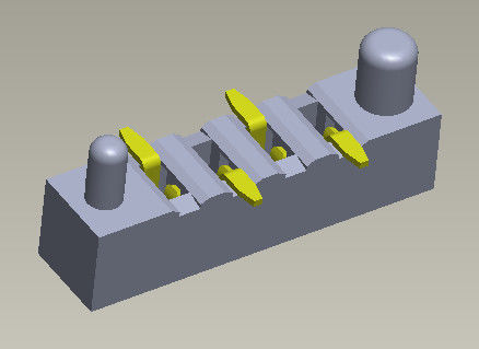 1.27mm Monture de surface Tête féminine rangée unique avec des piquets 1 * 3 épingle à 1 * 40 épingle H2.00mm